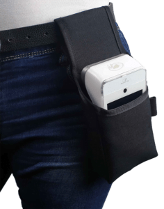 Pouch type holster for payment terminal